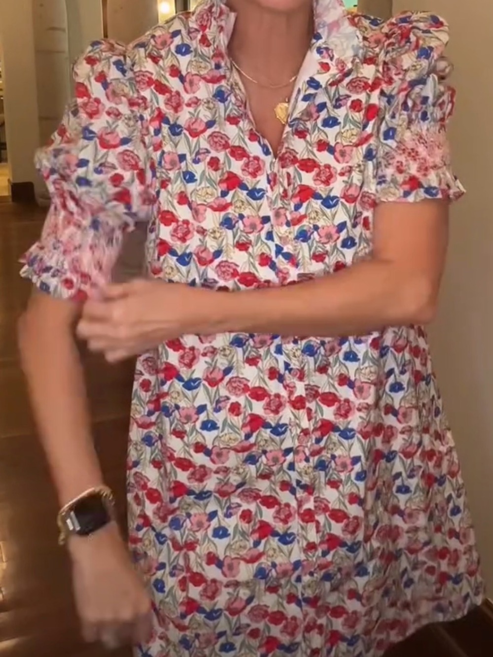 Tuckernuck Hyacinth House A line dress.